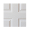 Modern PVC Laminated Door White Easy Assemble PVC Plastic Panel Door PVC For Bedroom