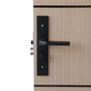 colorful waterproof wpc pressed door filled with EPS foam