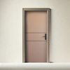 colorful waterproof wpc pressed door filled with EPS foam
