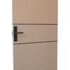 colorful waterproof wpc pressed door filled with EPS foam
