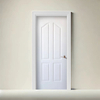 Modern PVC Laminated Door White Easy Assemble PVC Plastic Panel Door PVC For Bedroom