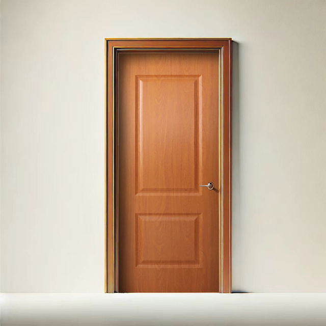 Wholesale Laminated Door Full Colors Low Maintenance PVC Plastic Panel PVC Pressed Doors For Apartment